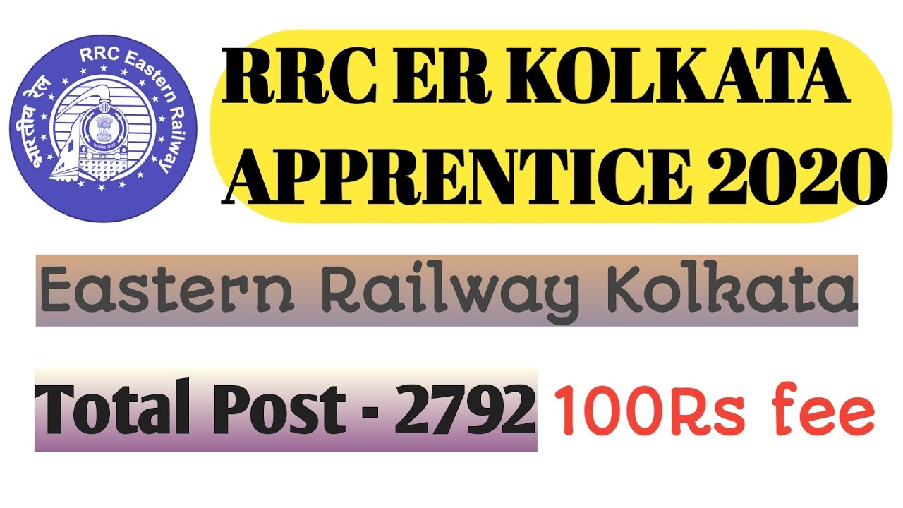 Eastern Railway RRC ER Kolkata Various Trade Apprentices 2024 Apply Online for 3115 Post
